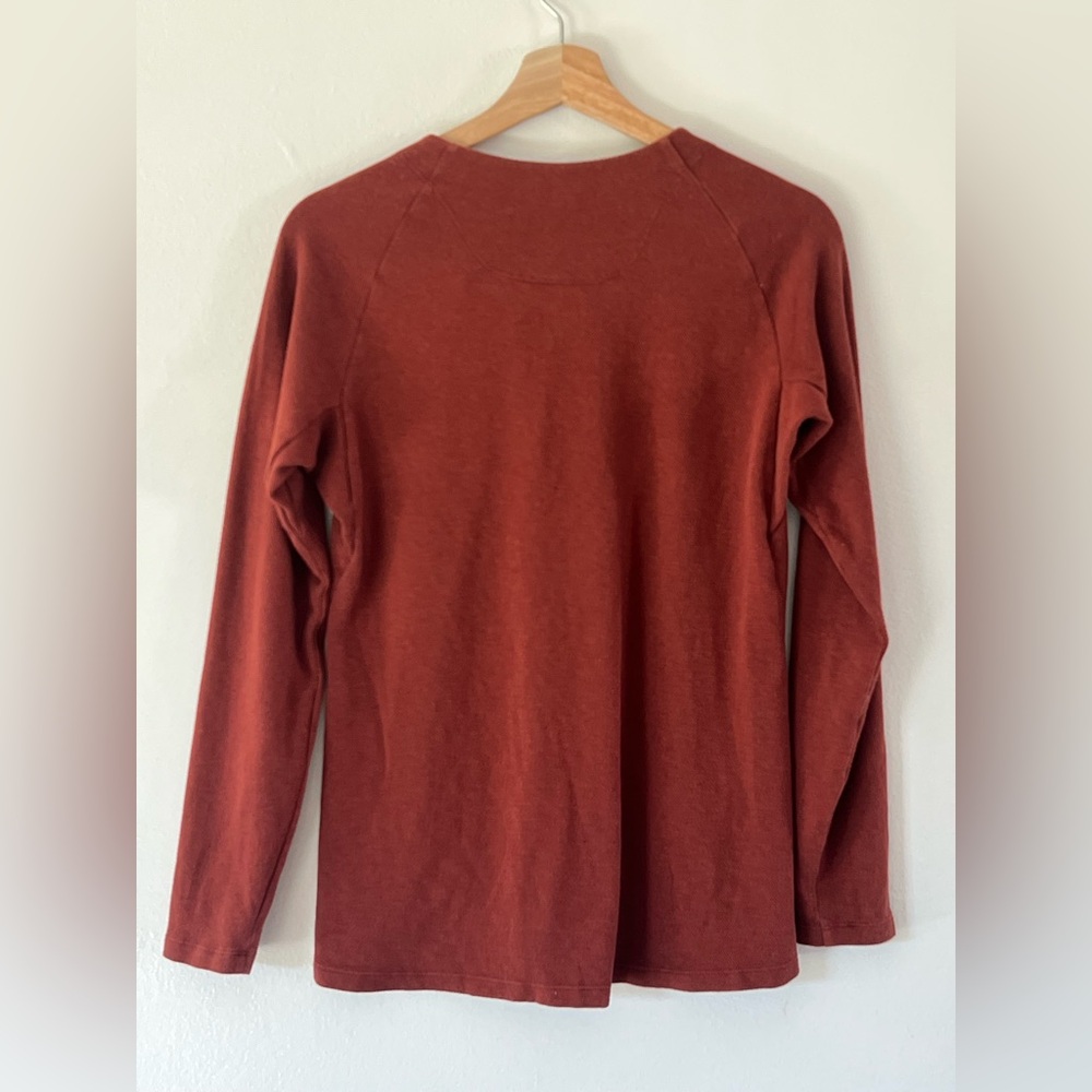 Arc'teryx Women's Long Sleeve Polo Top - Rust - Picture 7 of 9